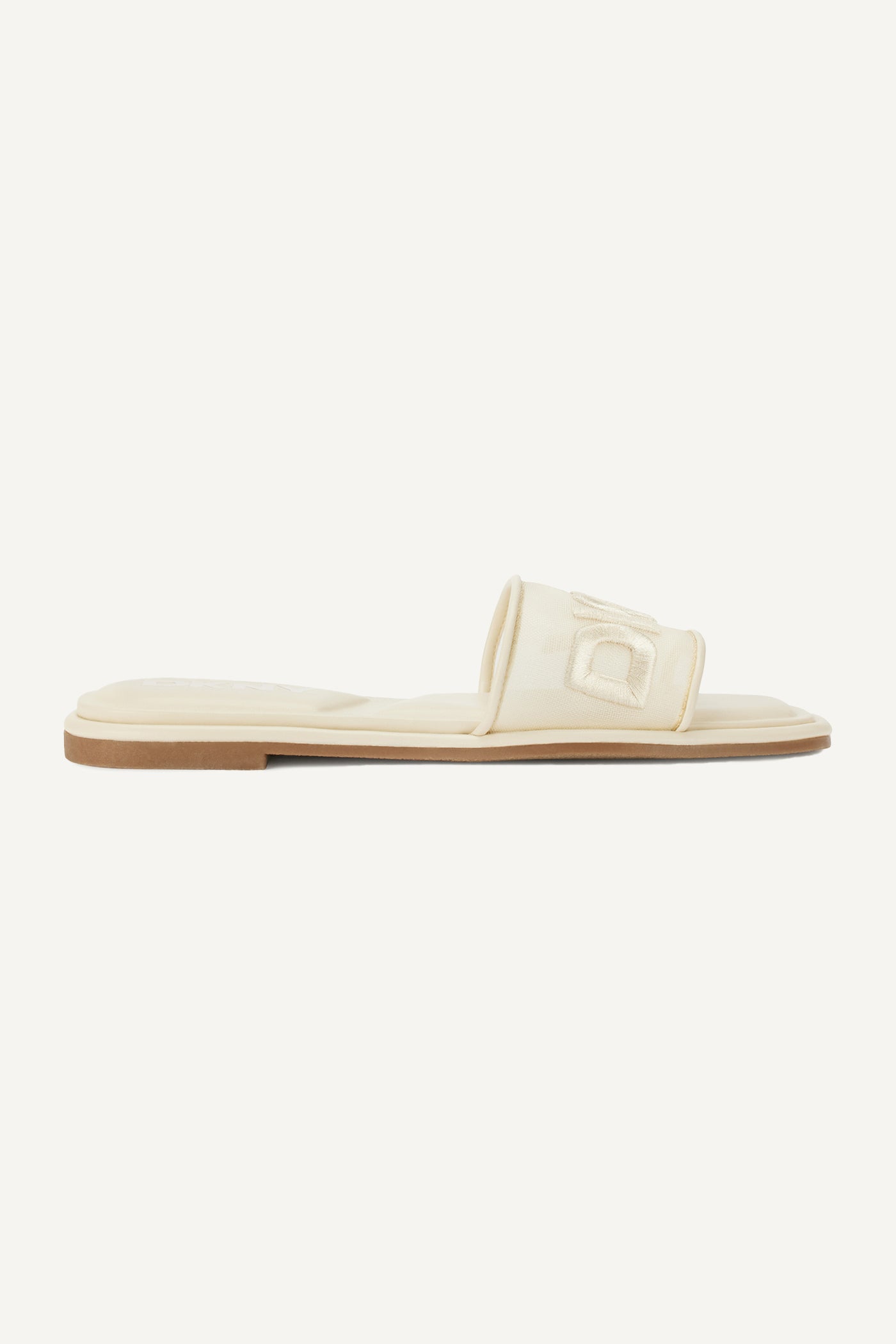 dkny BANDIN LOGO FLAT SLIDE BONE