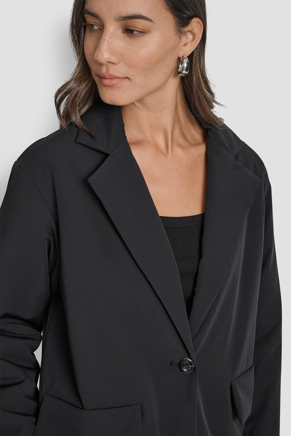 Dkny BLAZER STYLE PUFFER JACKET Black