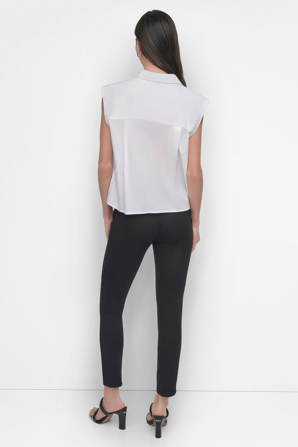 Dkny BRODIERIE ANGLAISE SHIRT White