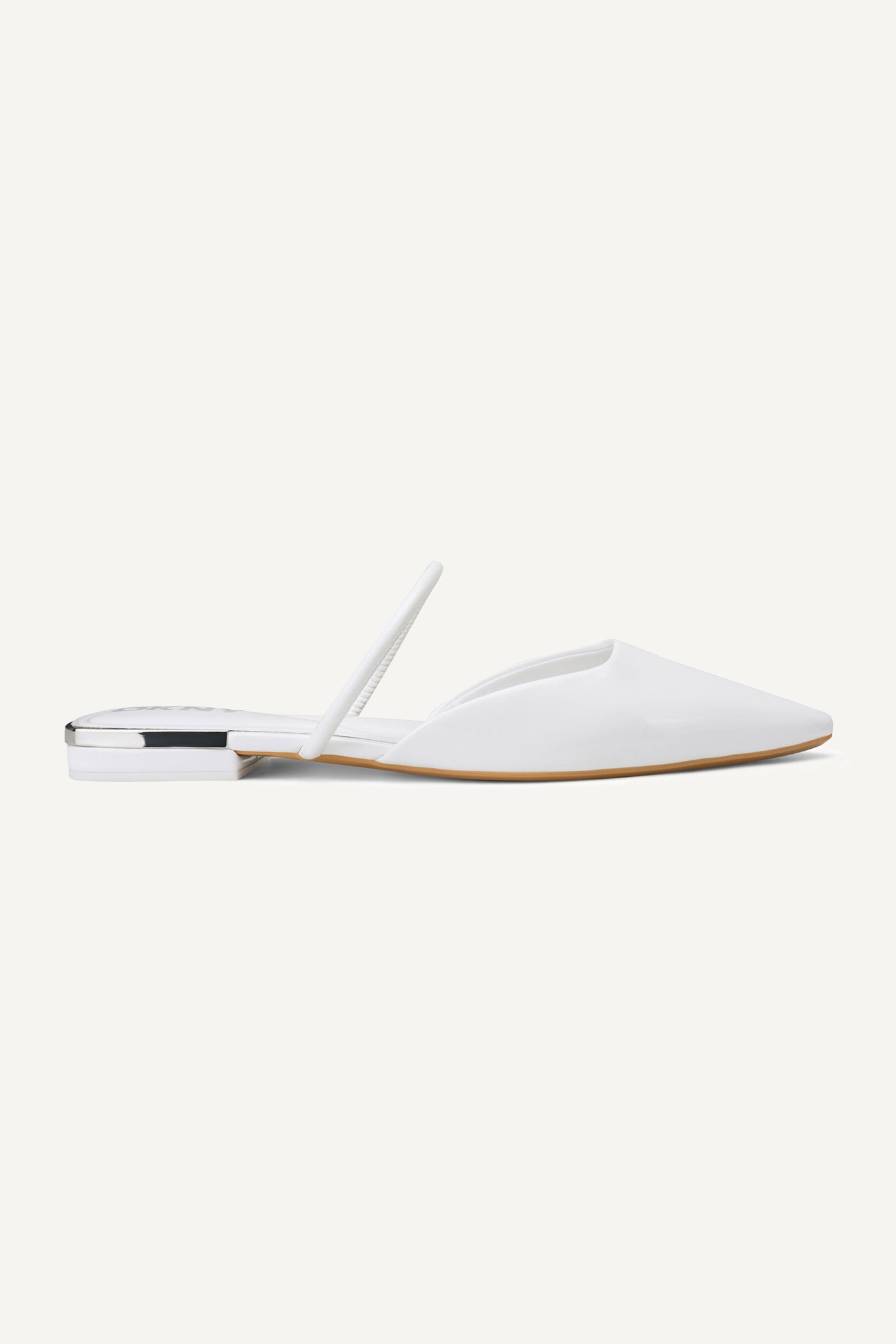 dkny CABBI MARY JANE FLAT White