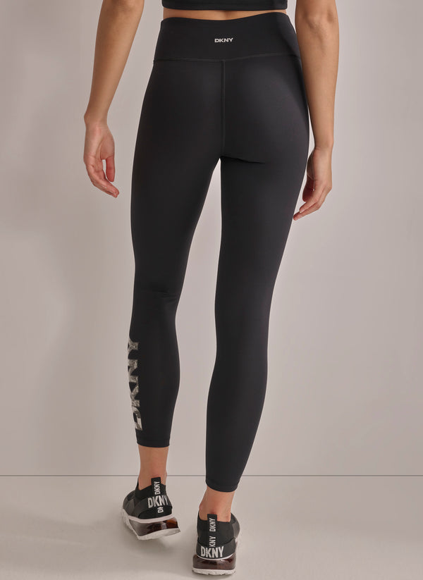 Dkny CITY SCAPE HIGH WAIST LEGGINGS Black