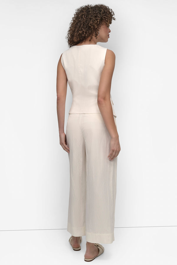 Dkny CORSET STYLE VEST COCONUT