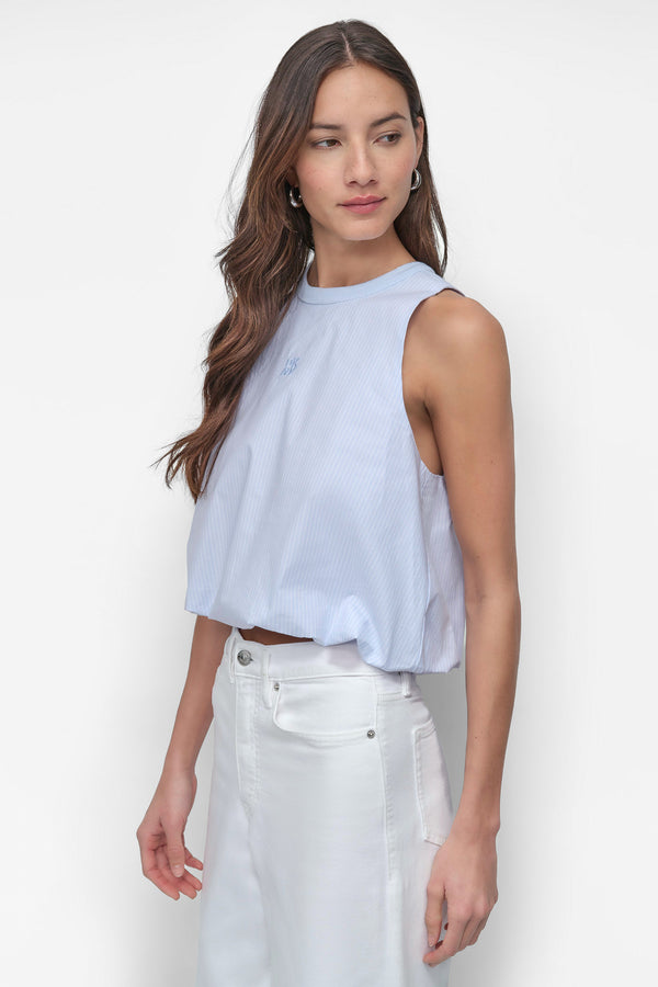Dkny CROPPED BUBBLE TOP Harbor