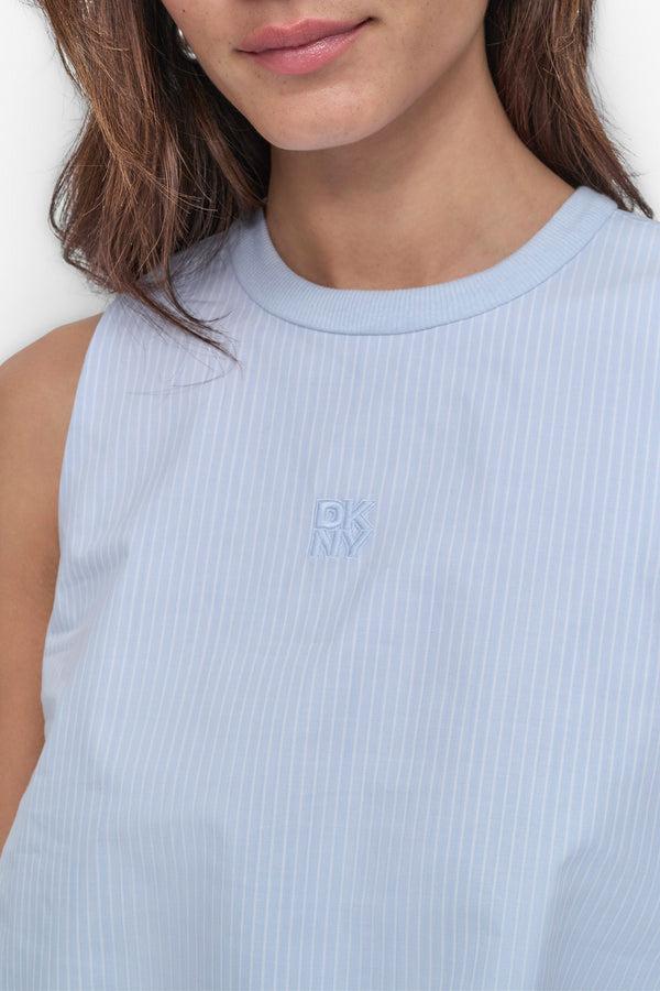 Dkny CROPPED BUBBLE TOP Harbor