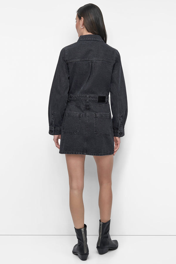 Dkny DENIM MINI SHIRT DRESS Amherst