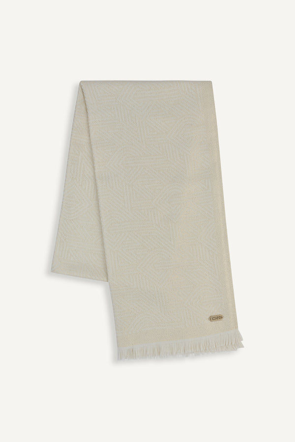 Dkny DKNY CROSSWALK PASHMINA IVORY