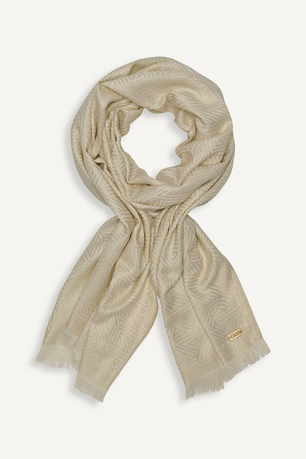 Dkny DKNY CROSSWALK PASHMINA IVORY