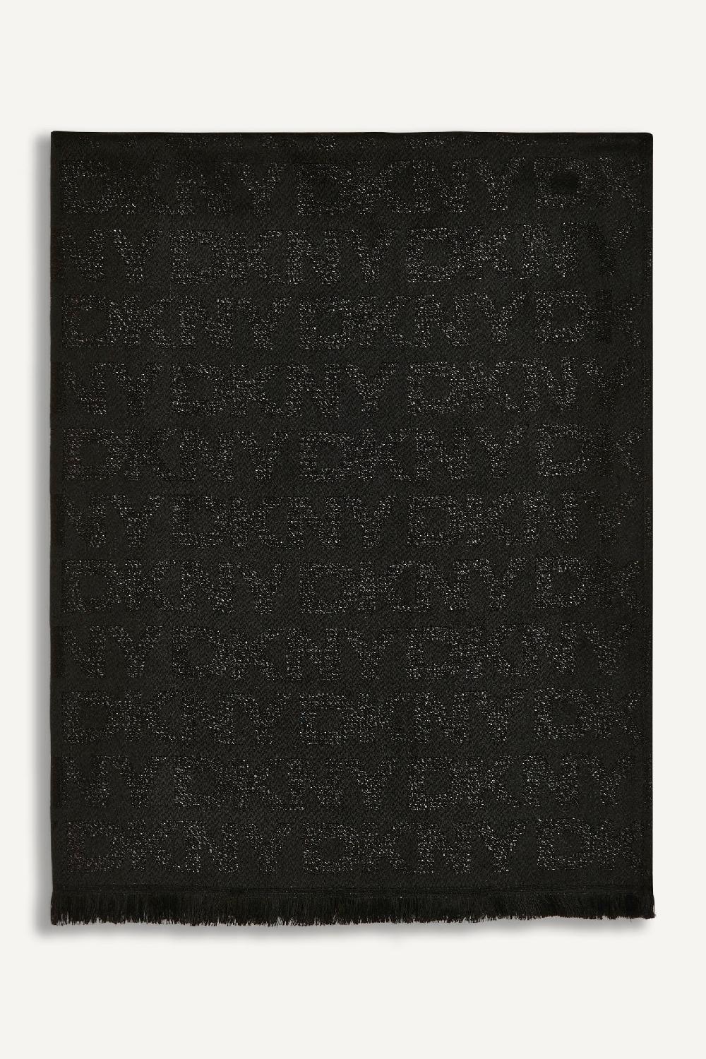 dkny DKNY METAL PASHMINA Black