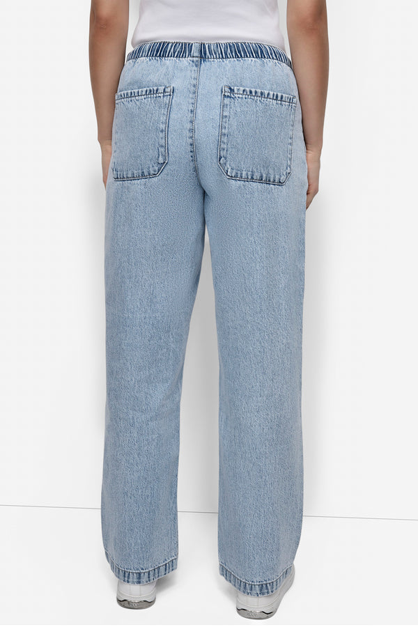 Dkny DRAWSTRING STRAIGHT LEG JEAN Reflection