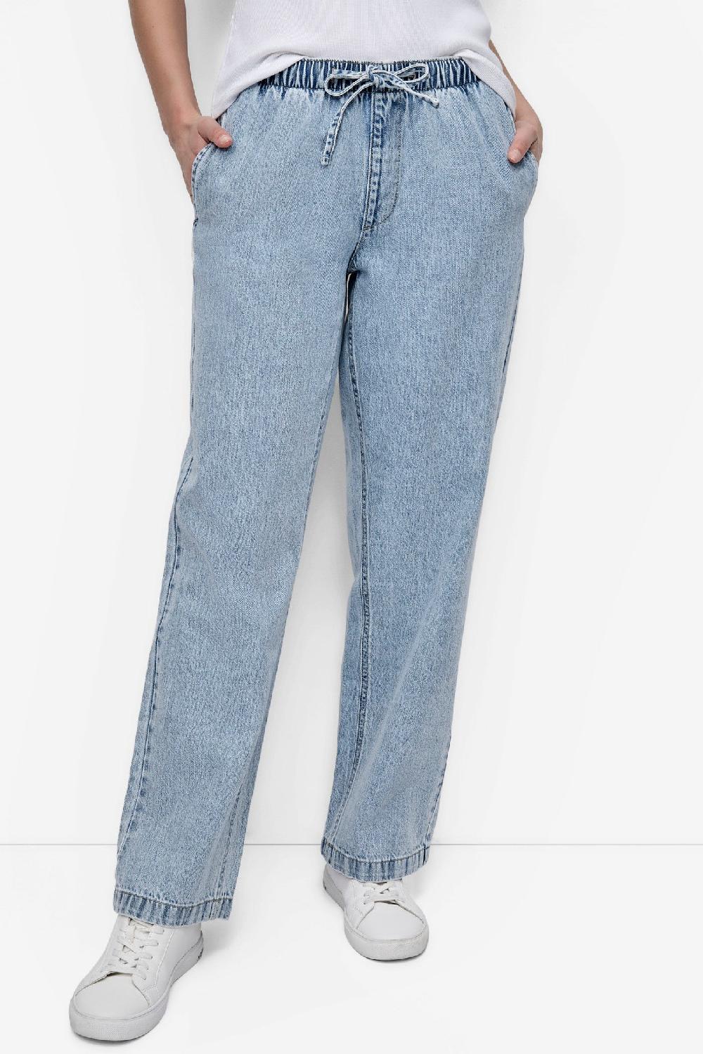 dkny DRAWSTRING STRAIGHT LEG JEAN Reflection