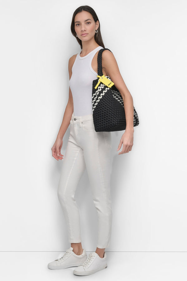 Dkny GISELLE TOTE BAG SILVER