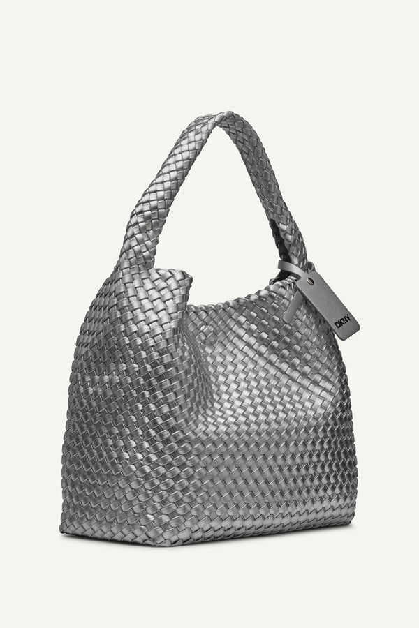 Dkny GISELLE TOTE BAG SILVER