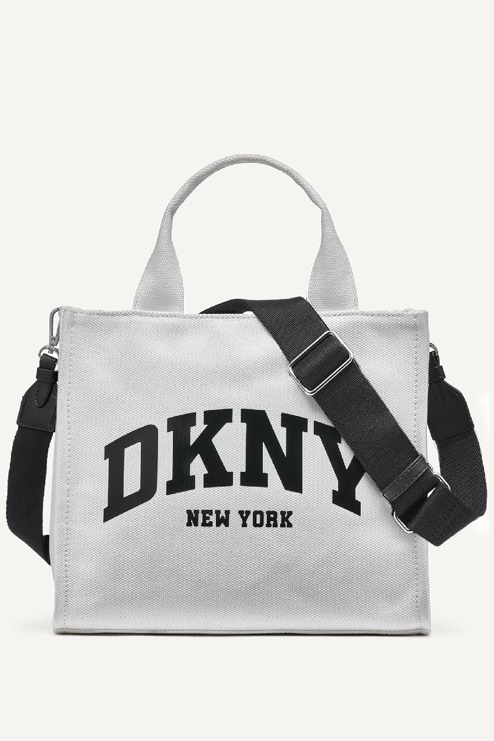 dkny HADLEE MEDIUM LOGO TOTE MARSHMALLOW