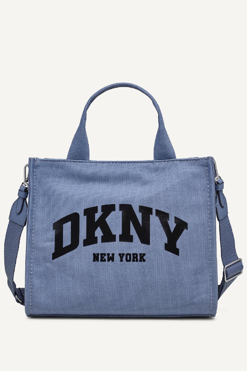 dkny HADLEE MEDIUM LOGO TOTE Steel Blue