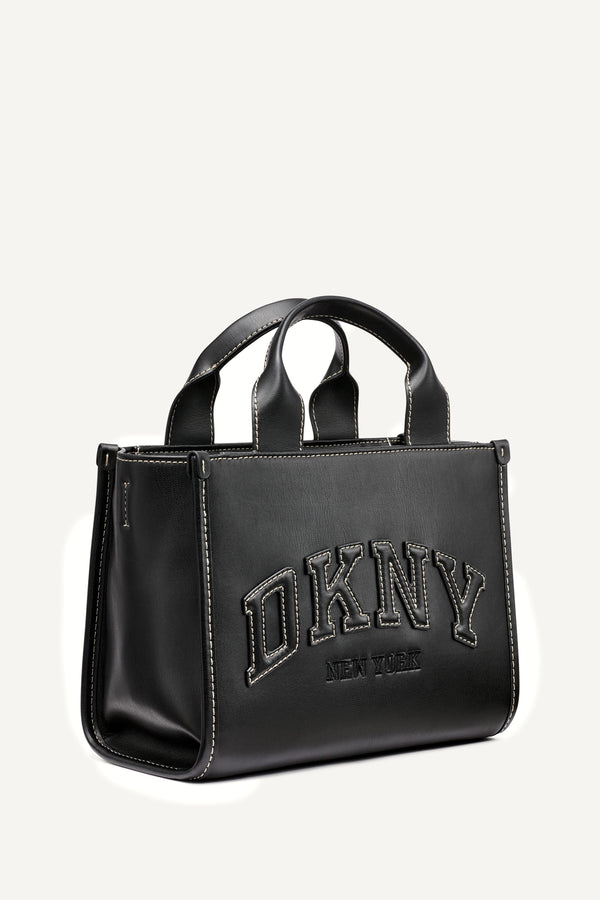 Dkny HADLEE SMALL EMBELLISHED LOGO TOTE Black