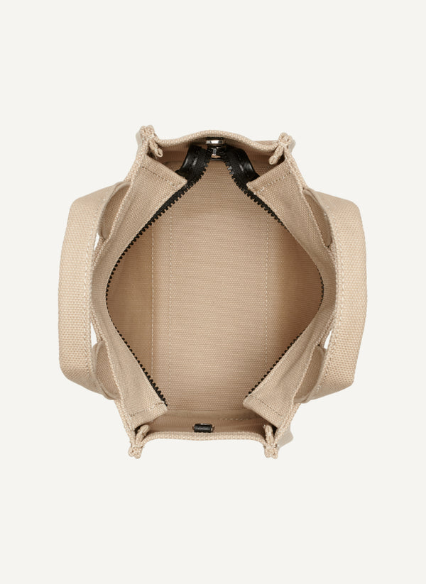 Dkny HADLEE SMALL TOTE BAG LIGHT CITY KHAKI/ BLACK