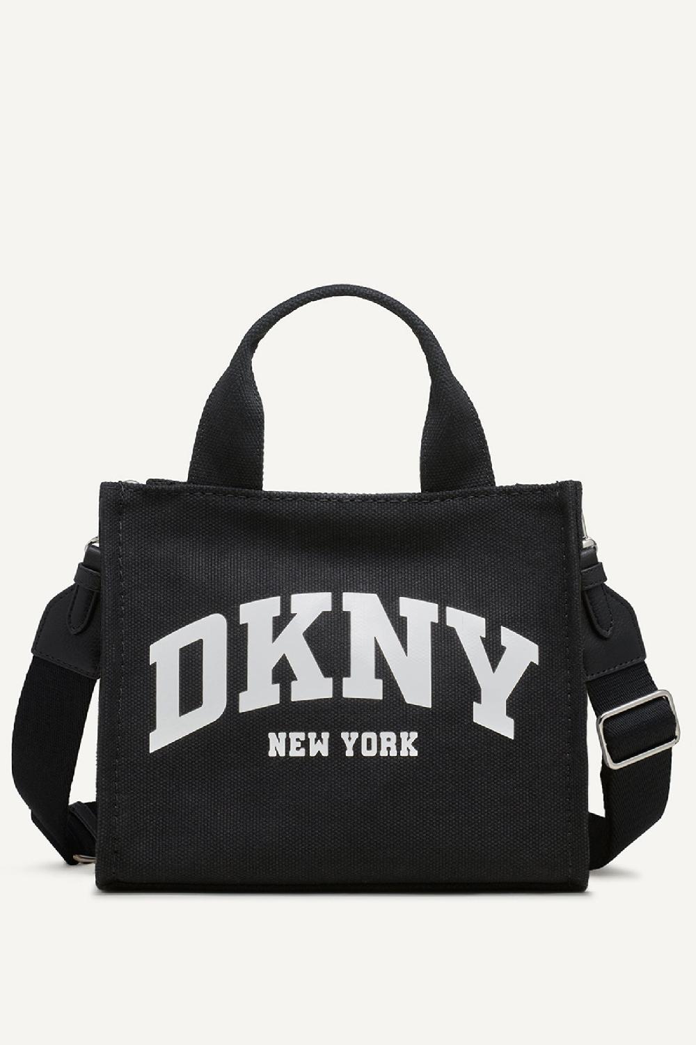 dkny HADLEE SMALL TOTE BLACK/SILVER