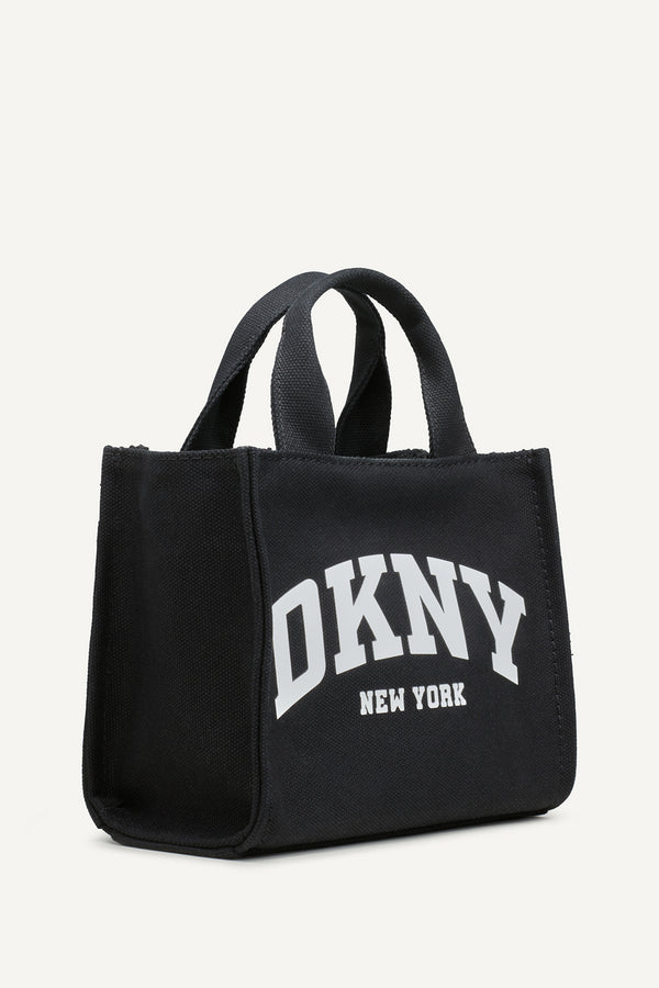 Dkny HADLEE SMALL TOTE BLACK/SILVER