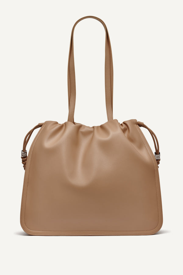 Dkny HALLE DRAWSTRING TOTE Cappuccino