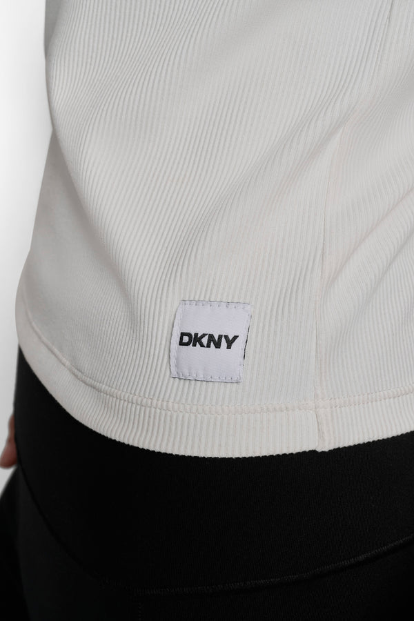 Dkny HIGH-NECK TANK IVORY