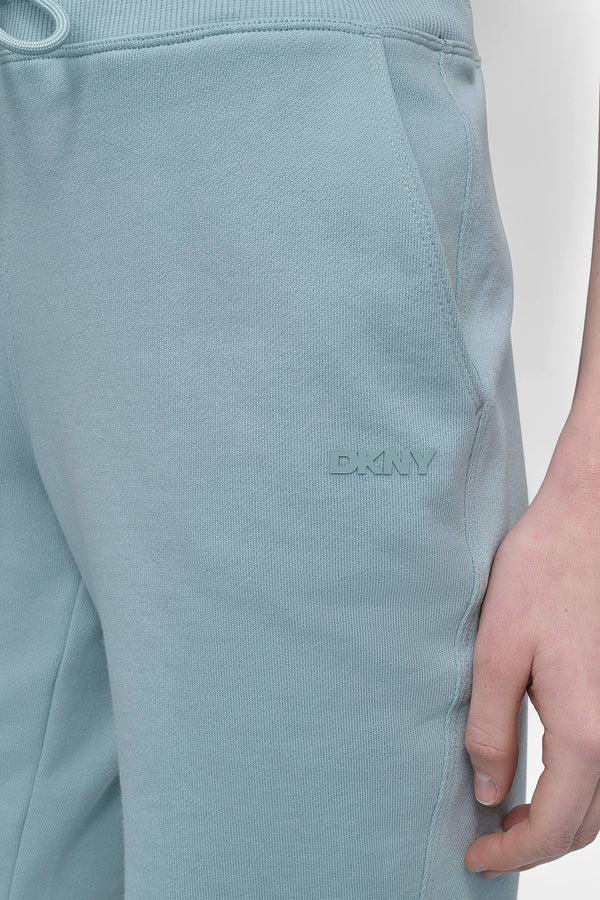 Dkny HIGH-RISE BERMUDA SWEAT SHORTS MINERAL