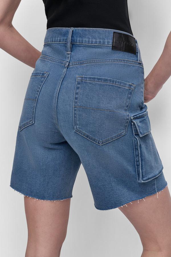 Dkny HIGH RISE UTILITY SHORT MILLSTONE