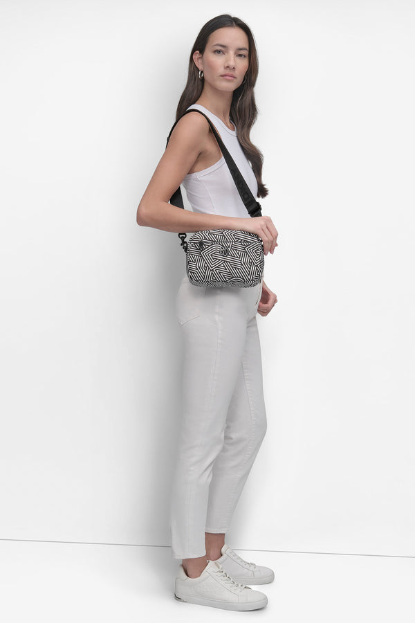 Dkny JENNY CAMERA BAG BLACK/SILVER