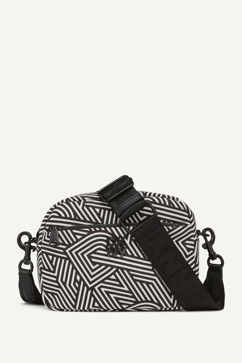 dkny JENNY CAMERA BAG BLACK/SILVER