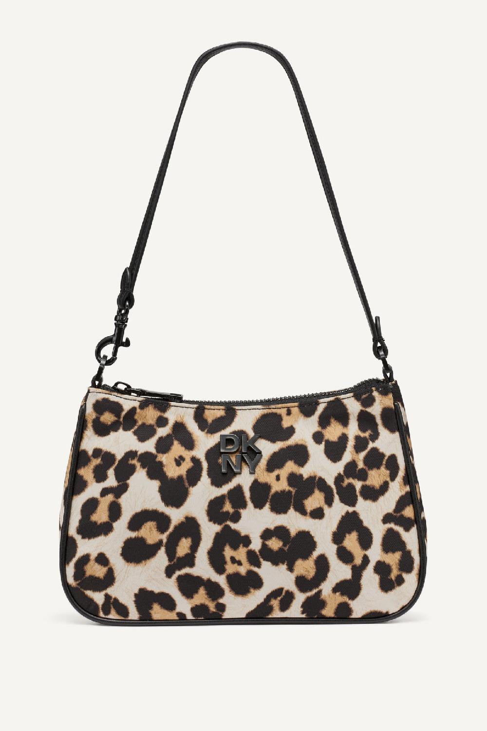dkny JENNY SHOULDER BAG LEOPARD