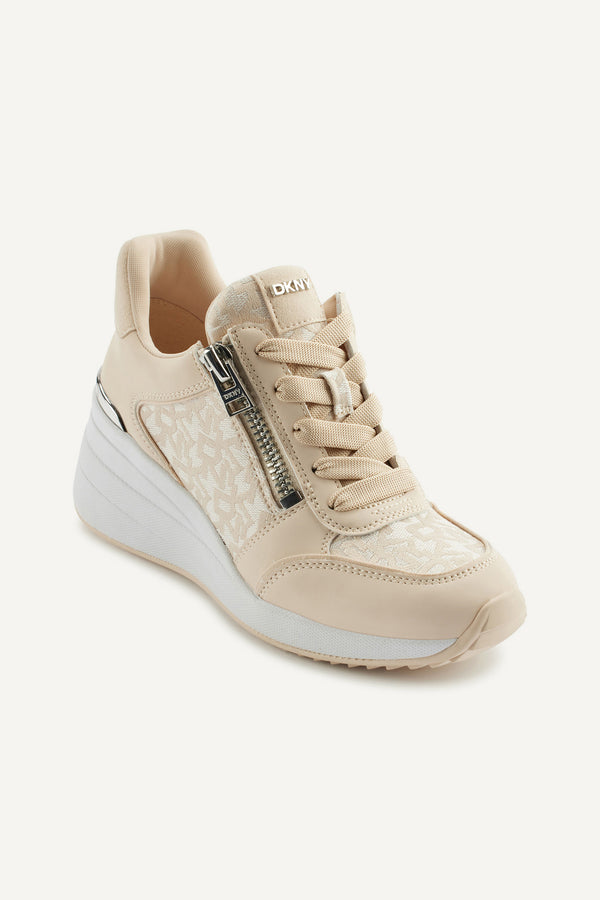 Dkny KALINA WEDGE SNEAKER HEMP
