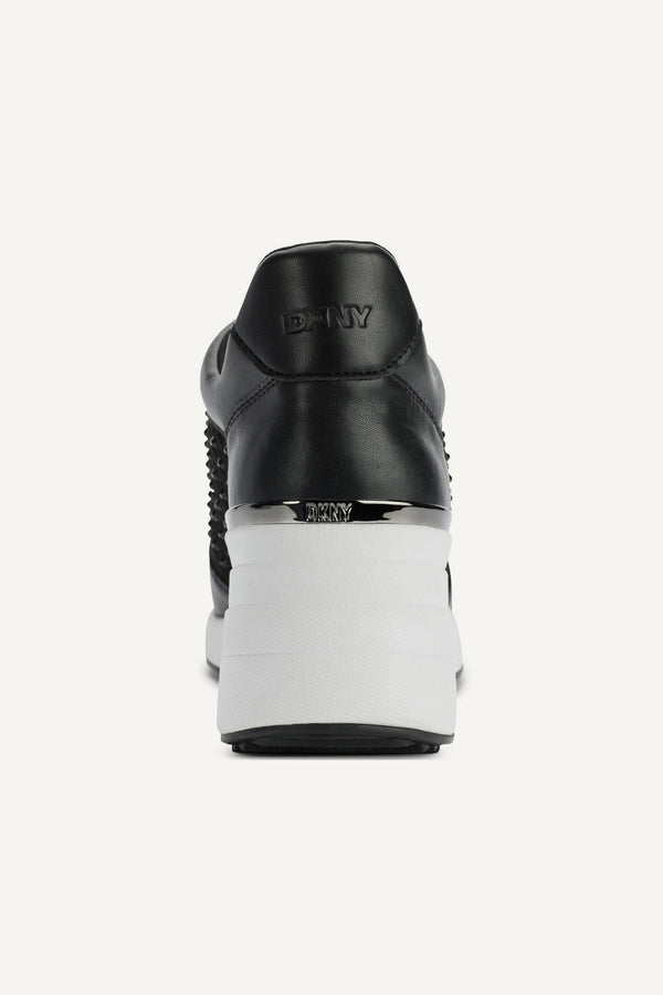 Dkny KALINDA WEDGE SNEAKER BLACK/BLACK
