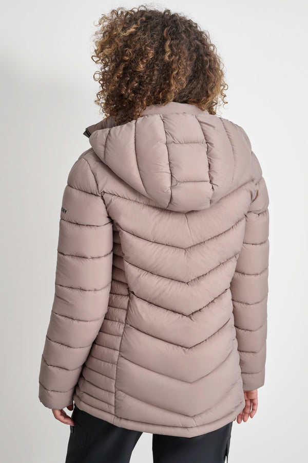 Dkny LIGHTWEIGHT PUFFER JACKET Purple