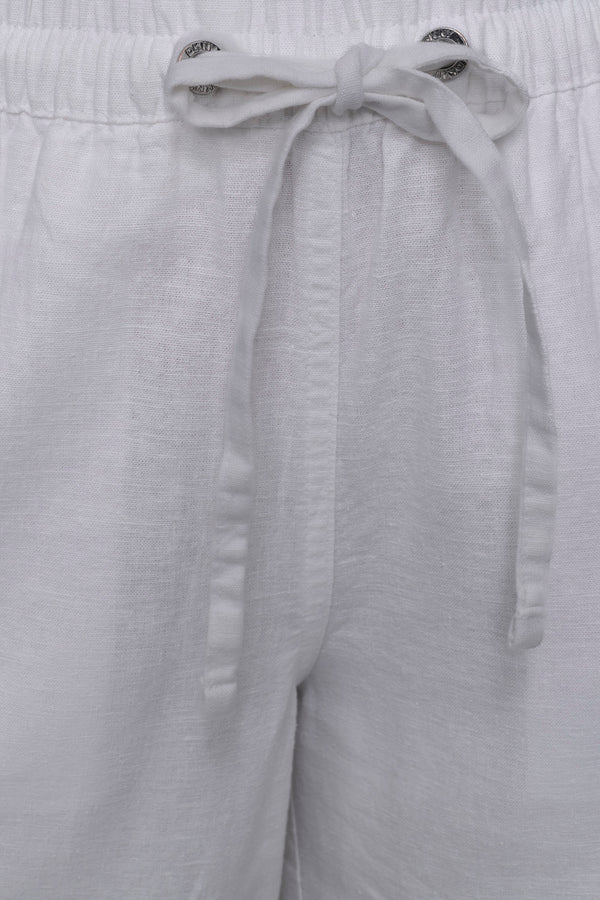 Dkny LINEN VISCOSE PULL ON PANT White