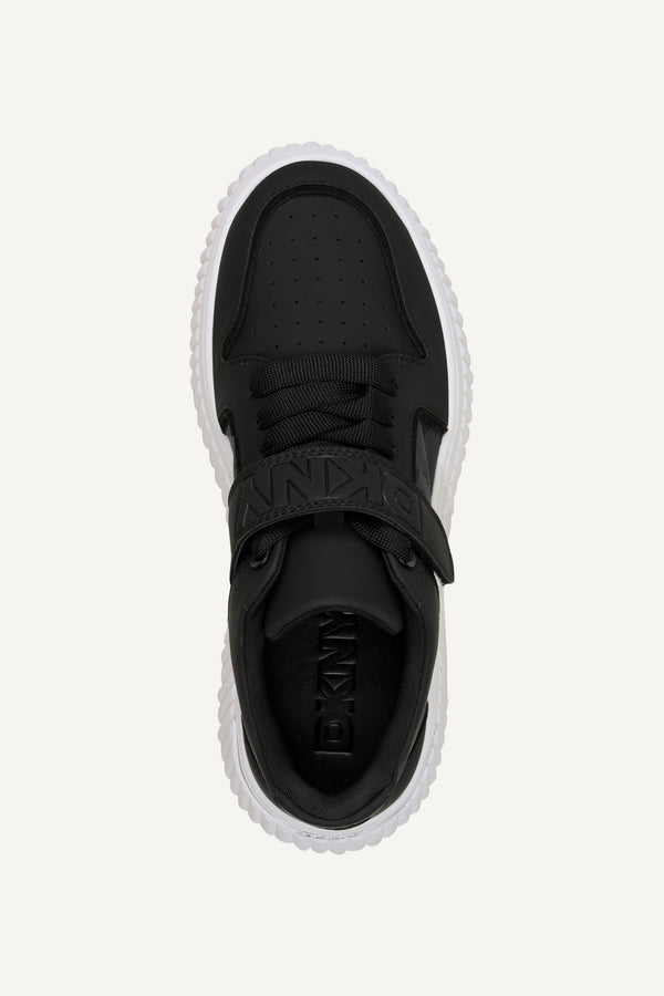 Dkny LOAMI LACE UP PLATFORM SNEAKER Black