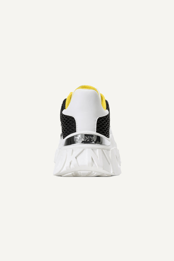 Dkny LOCKPORT LACE UP SNEAKER BLACK/WHITE