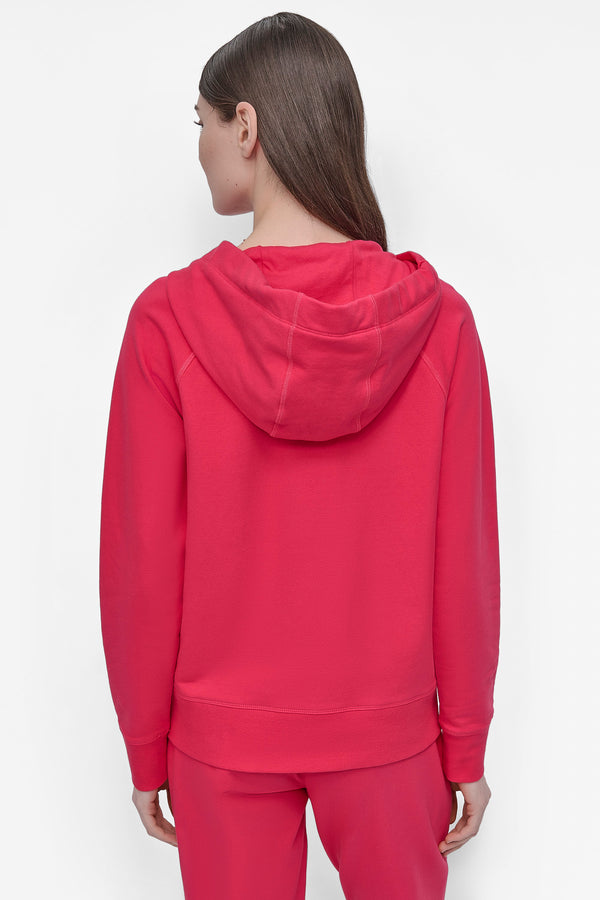 Dkny LOGO DRAWSTRING PERFORMANCE HOODIE AZALEA