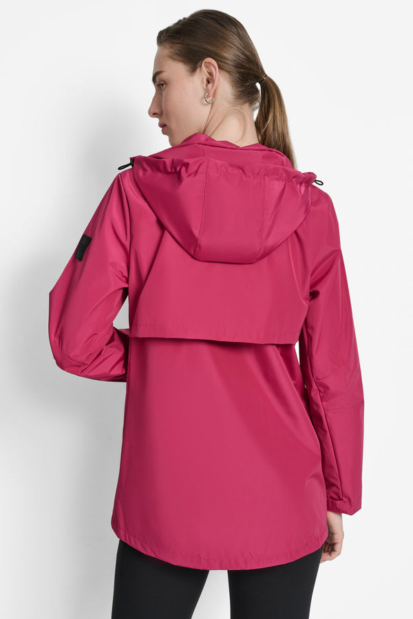 Dkny LOGO-EMBELLISHED HOODED JACKET WILDBERRY