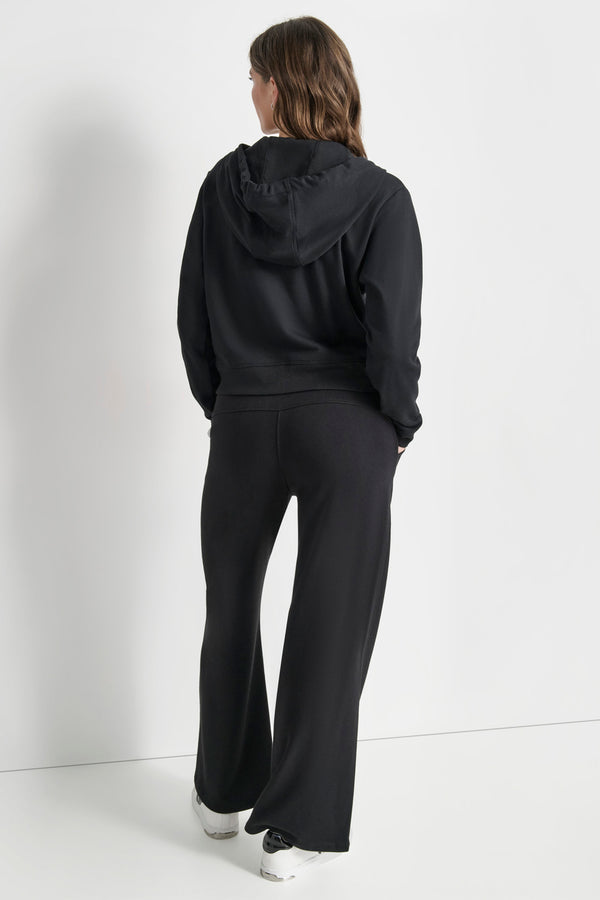 Dkny LOGO STUDDED HOODIE Black