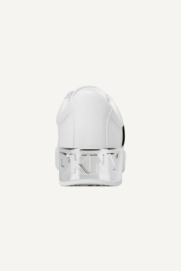 Dkny MABEN VARSITY LACE UP SNEAKER White