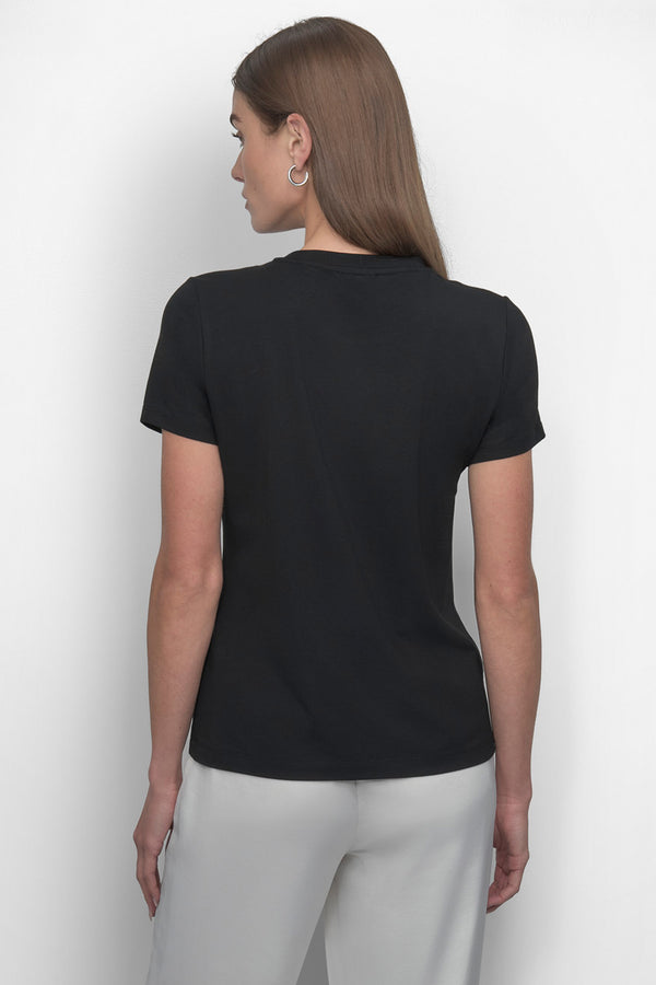Dkny MET STAIRS CONVERSATIONAL TEE Black