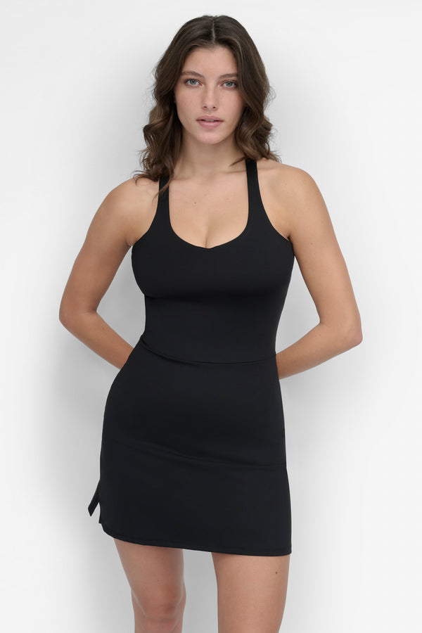 Dkny MINI RACERBACK TENNIS DRESS Black