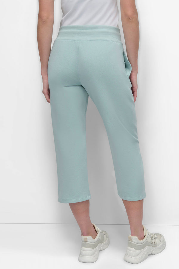 Dkny MINI STUD LOGO CROP PANT Mineral