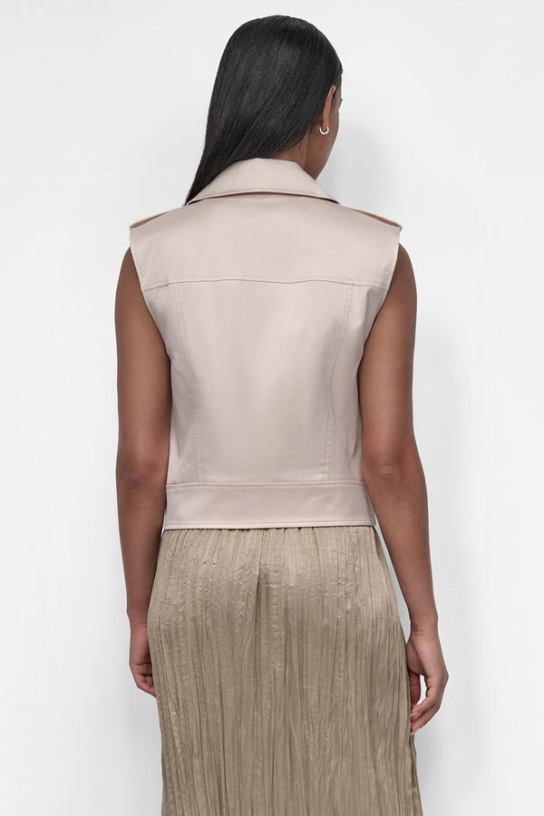 Dkny MOTO VEST COCONUT