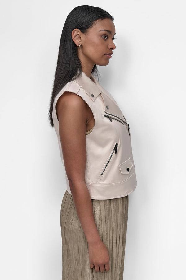 Dkny MOTO VEST COCONUT