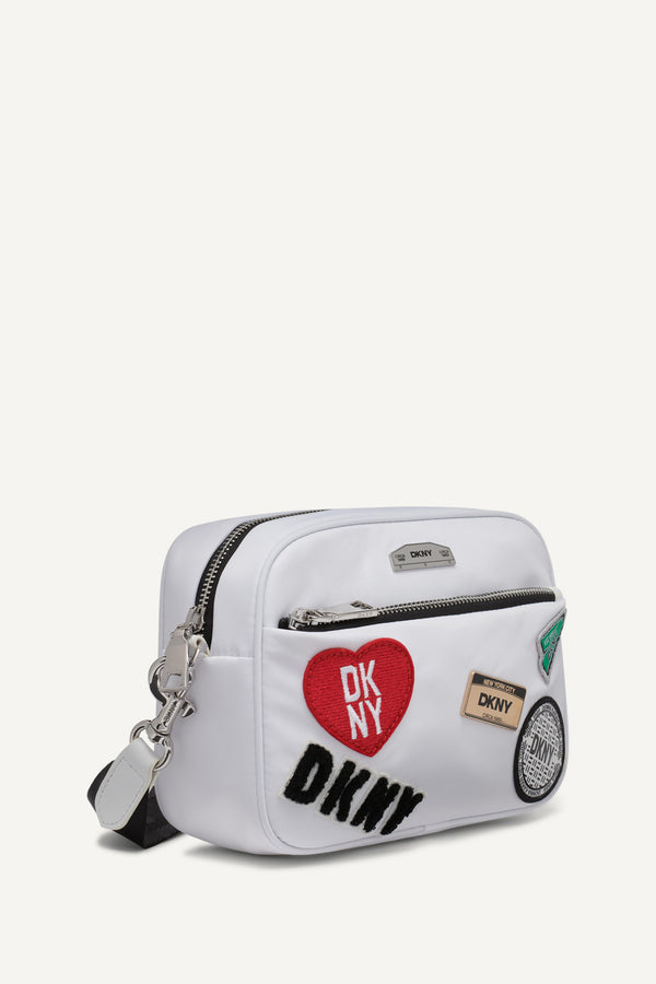 Dkny NYC CAPSULE CAMERA BAG Marshmallow/Black
