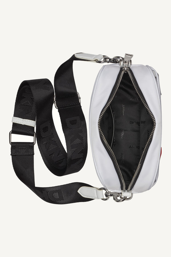 Dkny NYC CAPSULE CAMERA BAG Marshmallow/Black