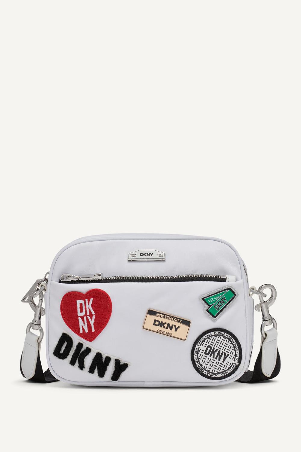 dkny NYC CAPSULE CAMERA BAG Marshmallow/Black