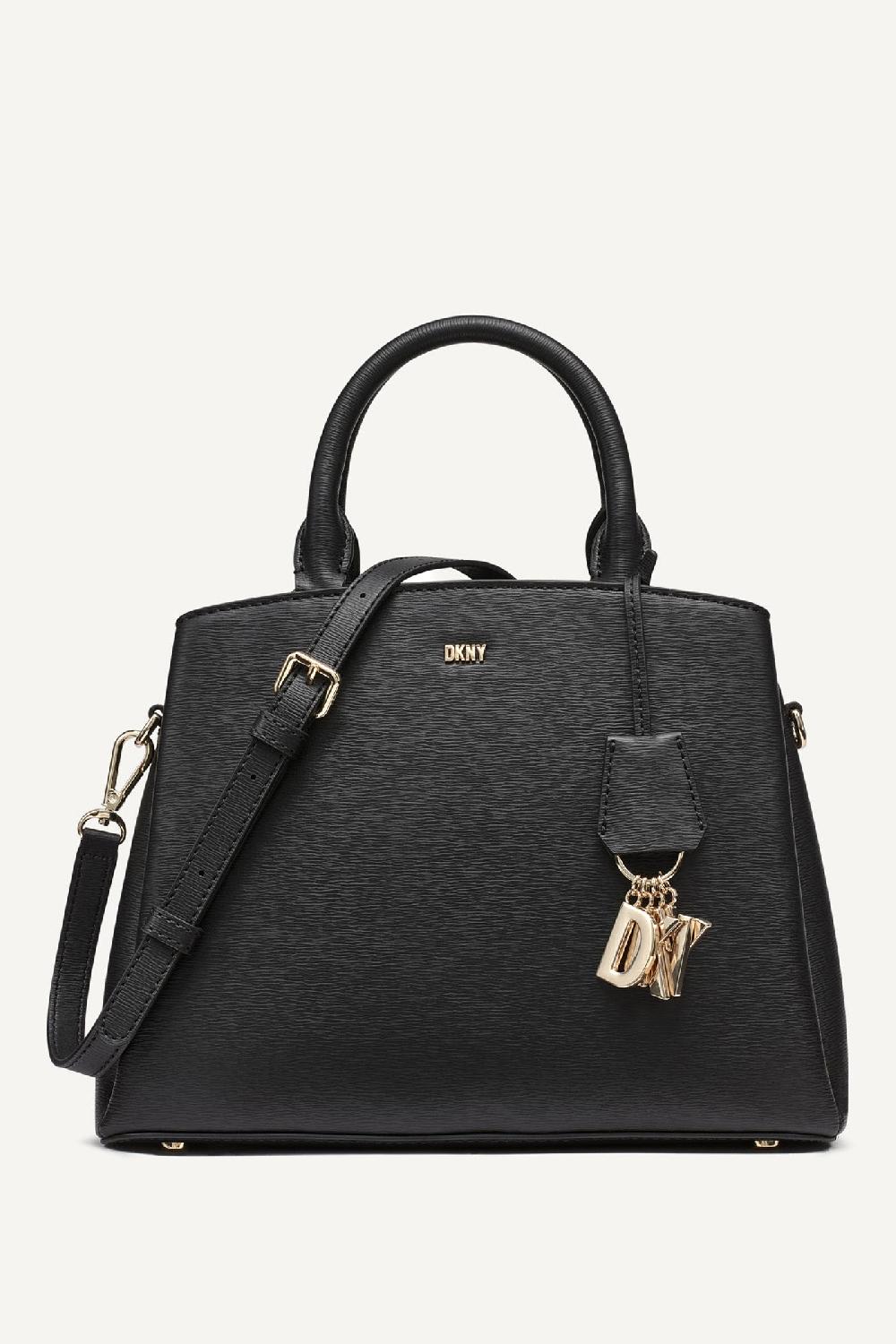 dkny PAIGE MEDIUM SATCHEL Black