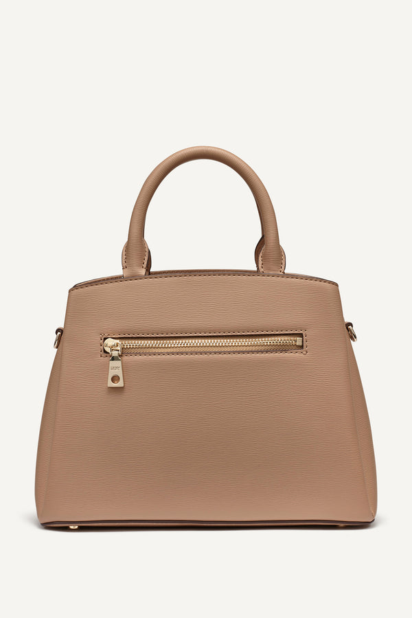 Dkny PAIGE MEDIUM SATCHEL CAPPUCCINO