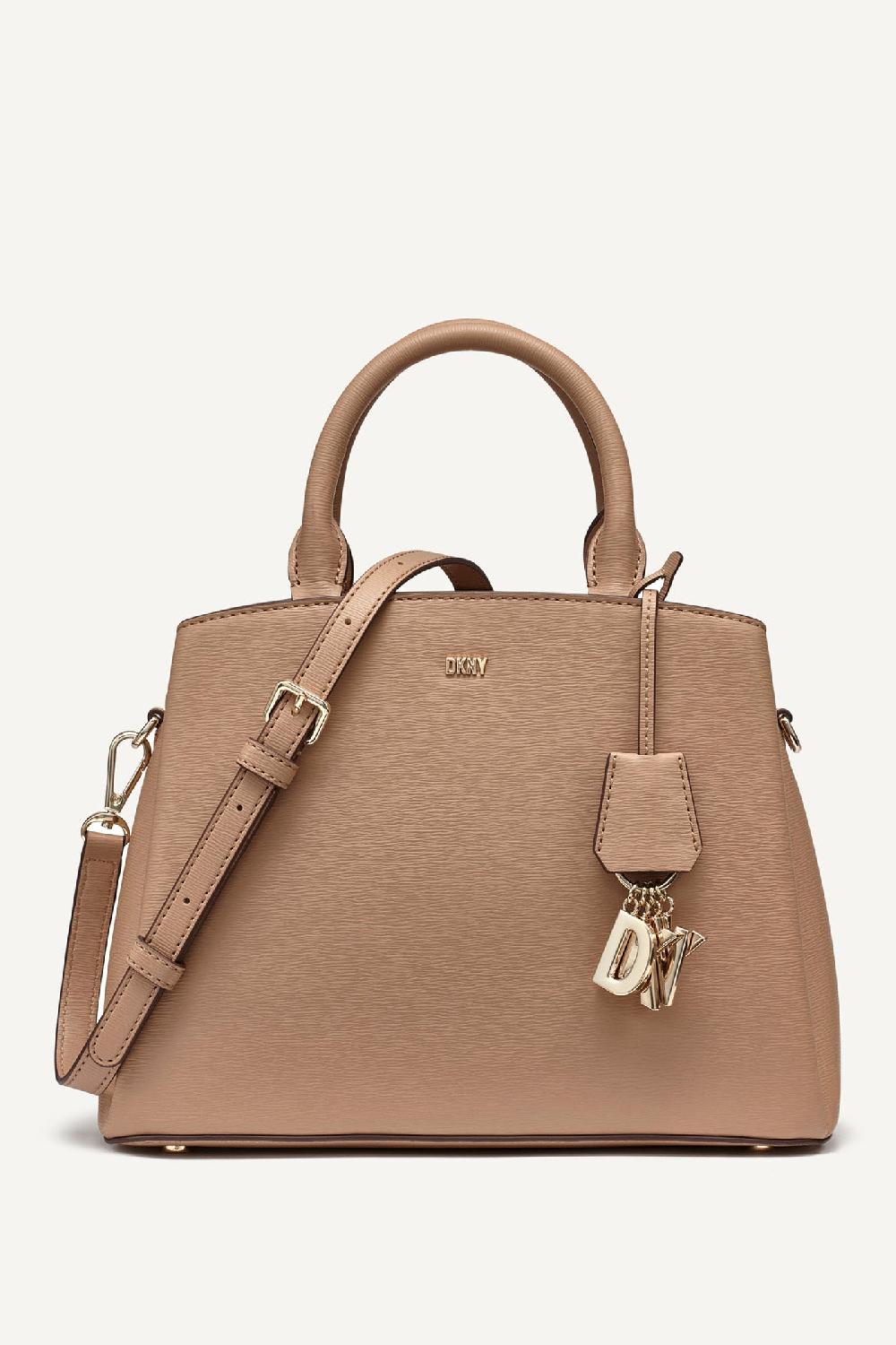 dkny PAIGE MEDIUM SATCHEL CAPPUCCINO